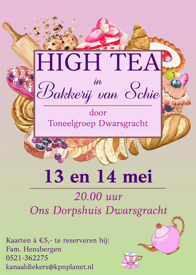 High Tea in Bakkerij van Schie