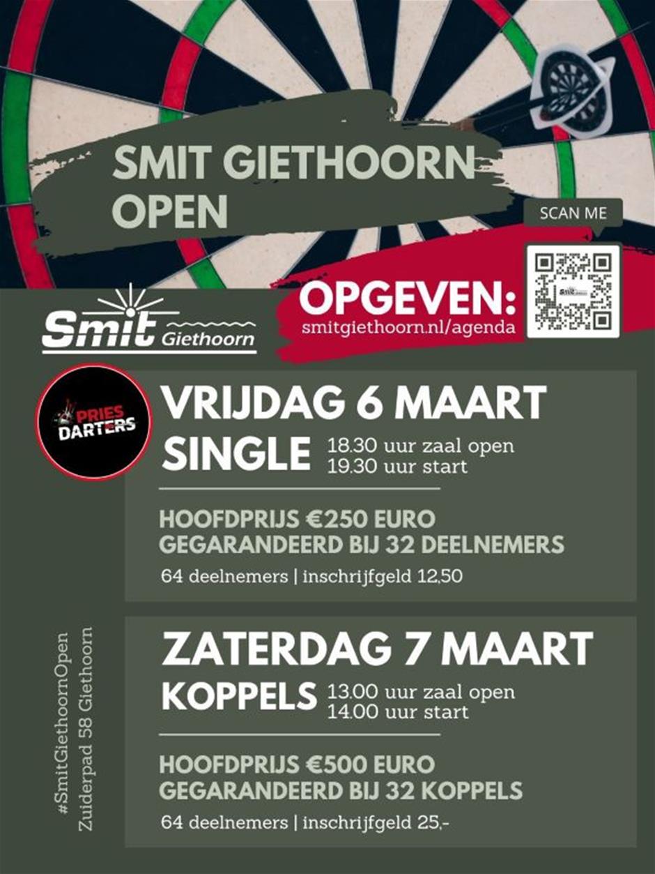 Darts Singles Giethoorn Open